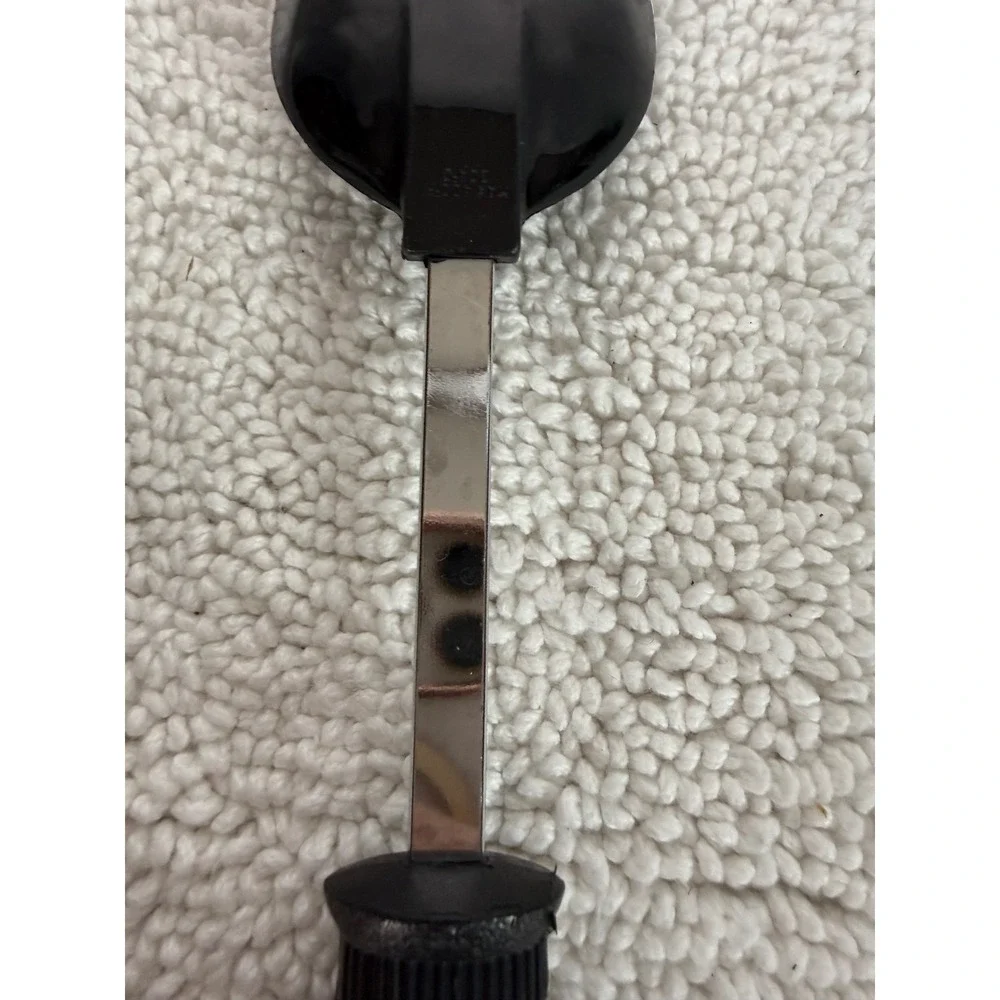 Vtg Ekco Black Solid Spoon Kitchen Utensil Max 400F Heat Resistant Cooking Spoon